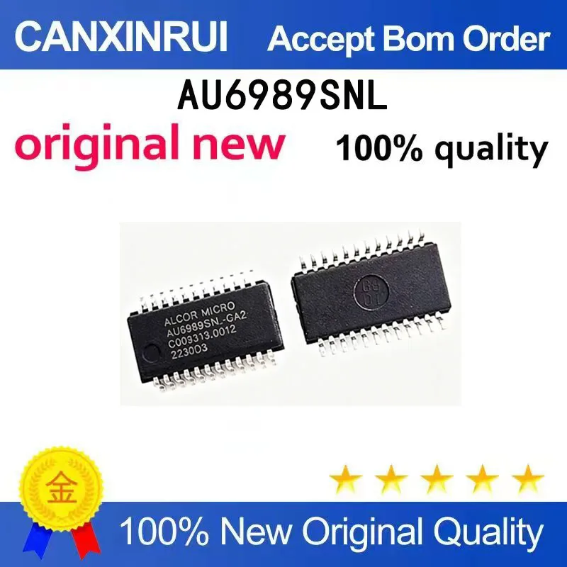 (5-100 PCS) Brand new original AU6989SNL-CA2 AU6989SNL SSOP-24 AU9254A21-HAS-GR
(5-100 PCS) Brand new original AU6989SNL-CA2 AU6989SNL SSOP-24 AU9254A21-HAS-GR
