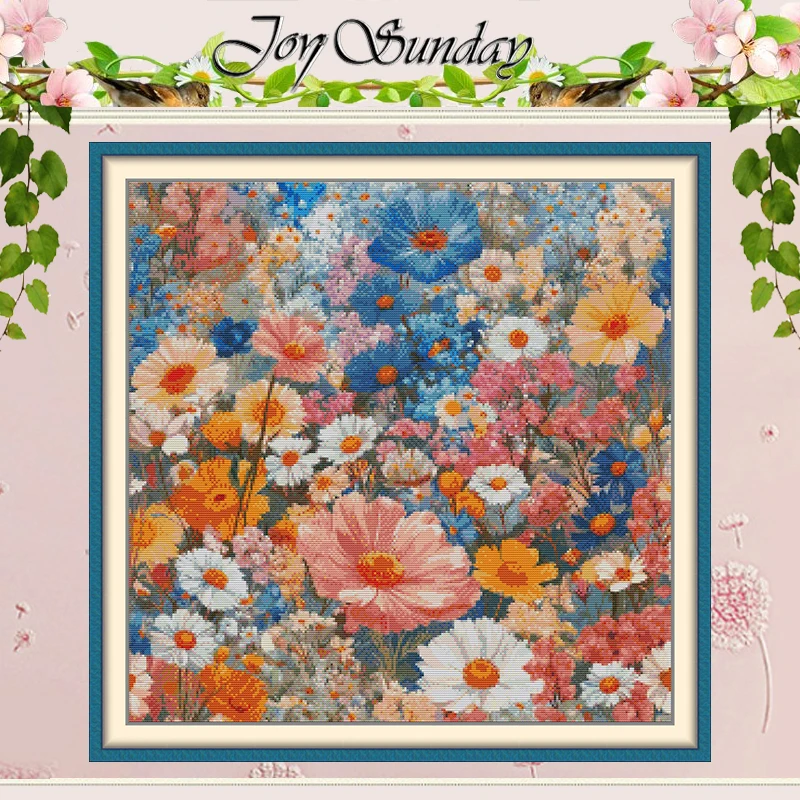 A Sea of Spring Flowers Patterns Counted Cross Stitch Set 11CT 14CT 16CT HD Stamped DMC Cross-stitch Kit Embroidery Needlework
A Sea of Spring Flowers Patterns Counted Cross Stitch Set 11CT 14CT 16CT HD Stamped DMC Cross-stitch Kit Embroidery Needlework