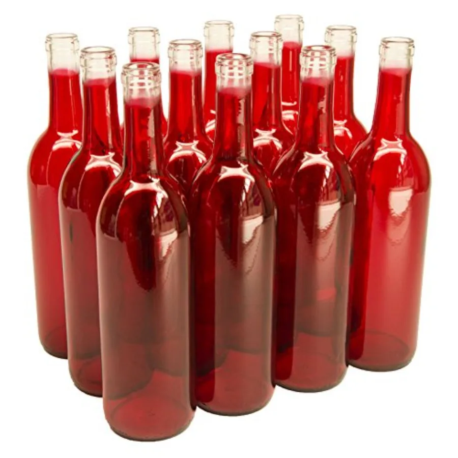 - W5-RD 750ml Glass Bordeaux Wine Bottle Flat-Bottomed Cork Finish - Case of 12 - Red W5 Red
- W5-RD 750ml Glass Bordeaux Wine Bottle Flat-Bottomed Cork Finish - Case of 12 - Red W5 Red