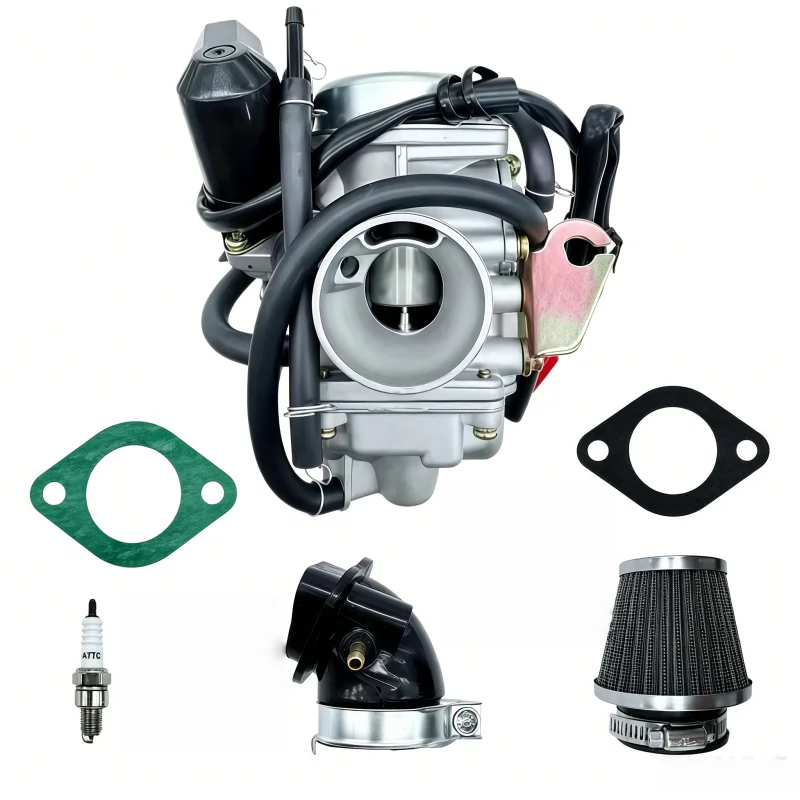 Carburetor Tune Up Kit PD24J GY6 125cc 150cc, Replacement for BK200 AT200-B AT200 JL50QT Replacement TaoTao 150cc Carburetor
Carburetor Tune Up Kit PD24J GY6 125cc 150cc, Replacement for BK200 AT200-B AT200 JL50QT Replacement TaoTao 150cc Carburetor
