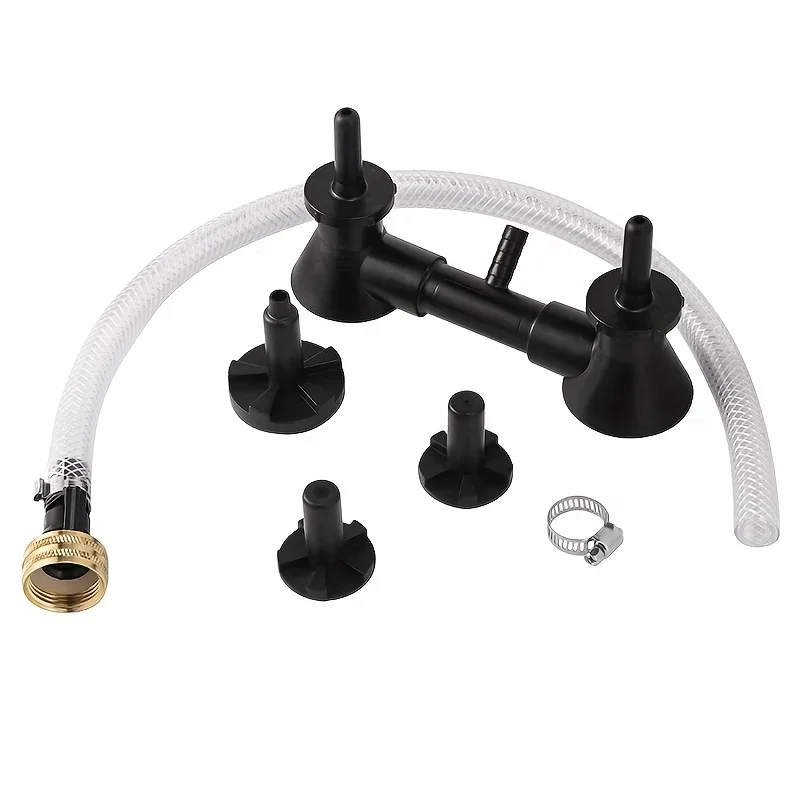 Single-unit, Dual-head Bottle Rinser; Beer Bottle Cleaner;Cleaning Equipment for Homebrewed Beer and Wine; Comes with A Kitchen
Single-unit, Dual-head Bottle Rinser; Beer Bottle Cleaner;Cleaning Equipment for Homebrewed Beer and Wine; Comes with A Kitchen