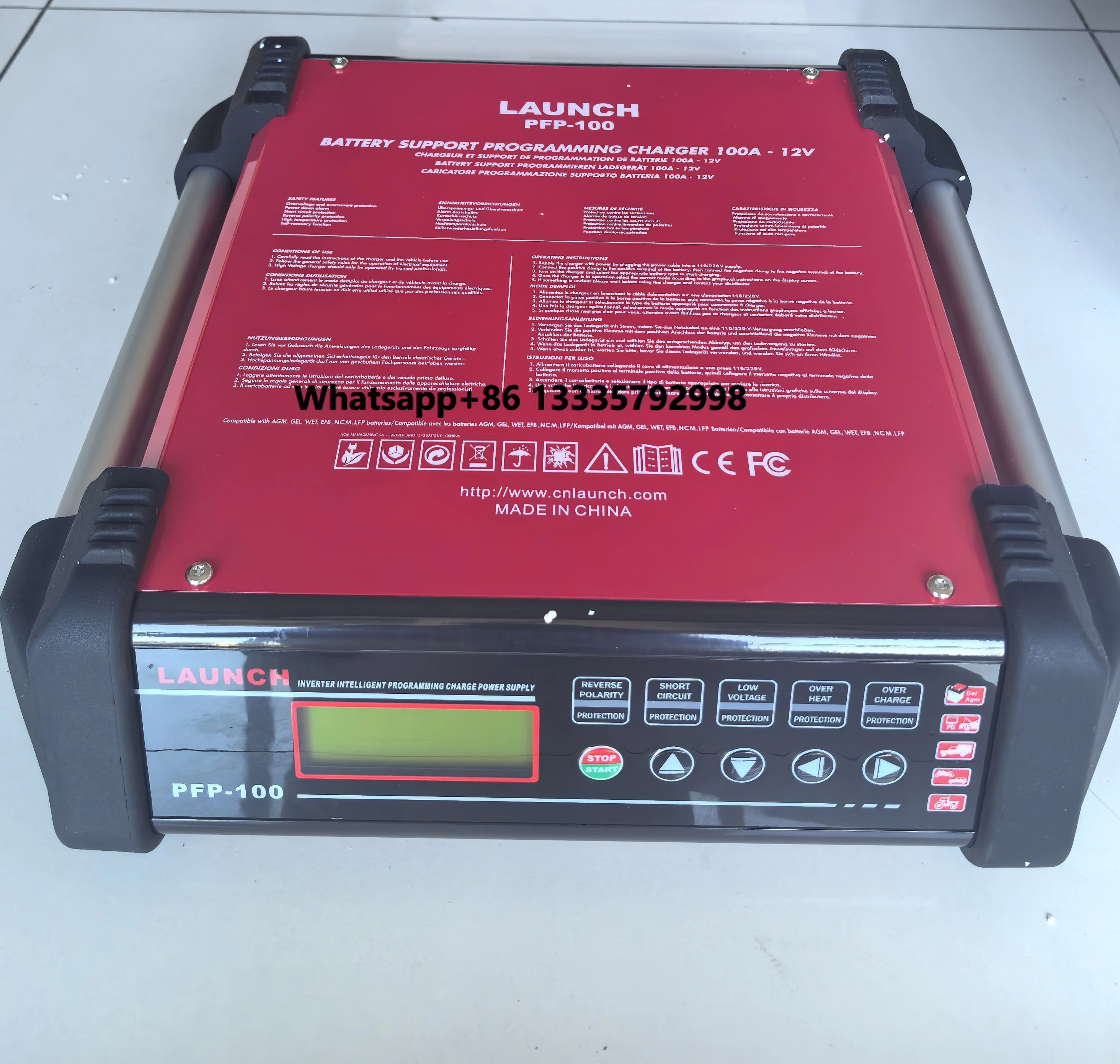 For 'Launch PFP-100 Auto Voltage Stabilizer Vehicle ECU Programming Automotive Stabilizer Battery Charger Flash Diagnostic Tools
For 'Launch PFP-100 Auto Voltage Stabilizer Vehicle ECU Programming Automotive Stabilizer Battery Charger Flash Diagnostic Tools