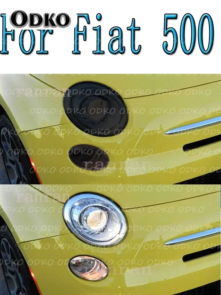 2X Car Headlights Protection Tint Film Smoke Black TPU Protective Transparent Stickers For Fiat 500 Abarth 2013-2022 Accessories
2X Car Headlights Protection Tint Film Smoke Black TPU Protective Transparent Stickers For Fiat 500 Abarth 2013-2022 Accessories