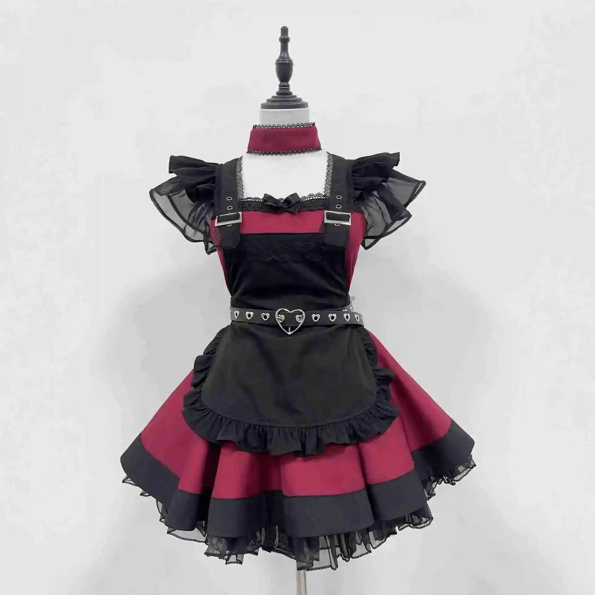 New Subculture Maid Outfit In Dark Style For Halloween Cosplay Costume Lolita Soft Girl Dog-style Short Dress Set
New Subculture Maid Outfit In Dark Style For Halloween Cosplay Costume Lolita Soft Girl Dog-style Short Dress Set
