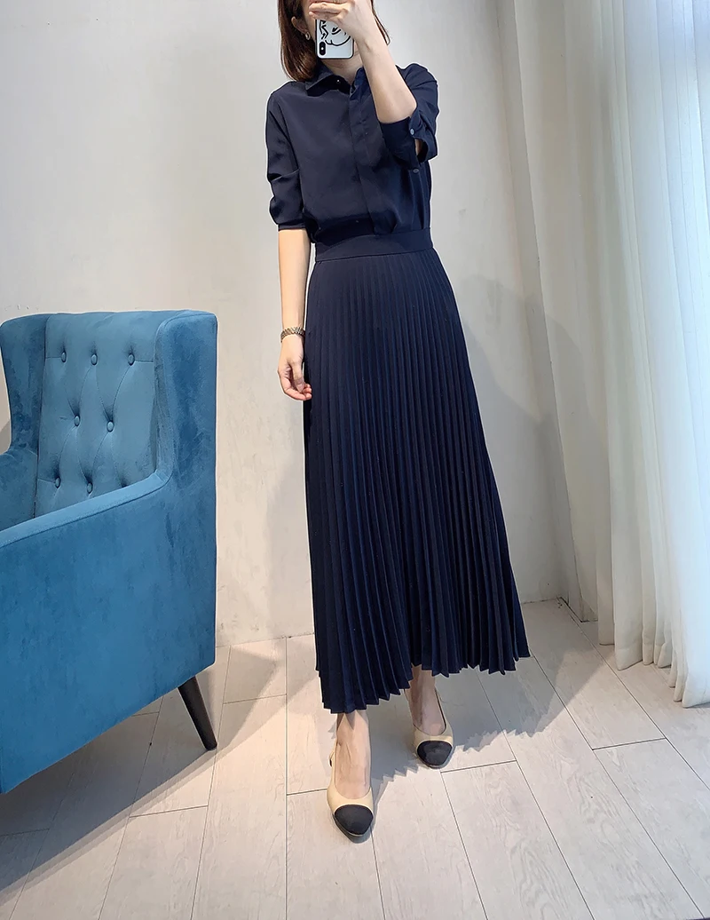 Ele Blue Collar Skirt Commute Women's Dr 2023 New Sle Triacetate Fiber Mj2 Series
Ele Blue Collar Skirt Commute Women's Dr 2023 New Sle Triacetate Fiber Mj2 Series