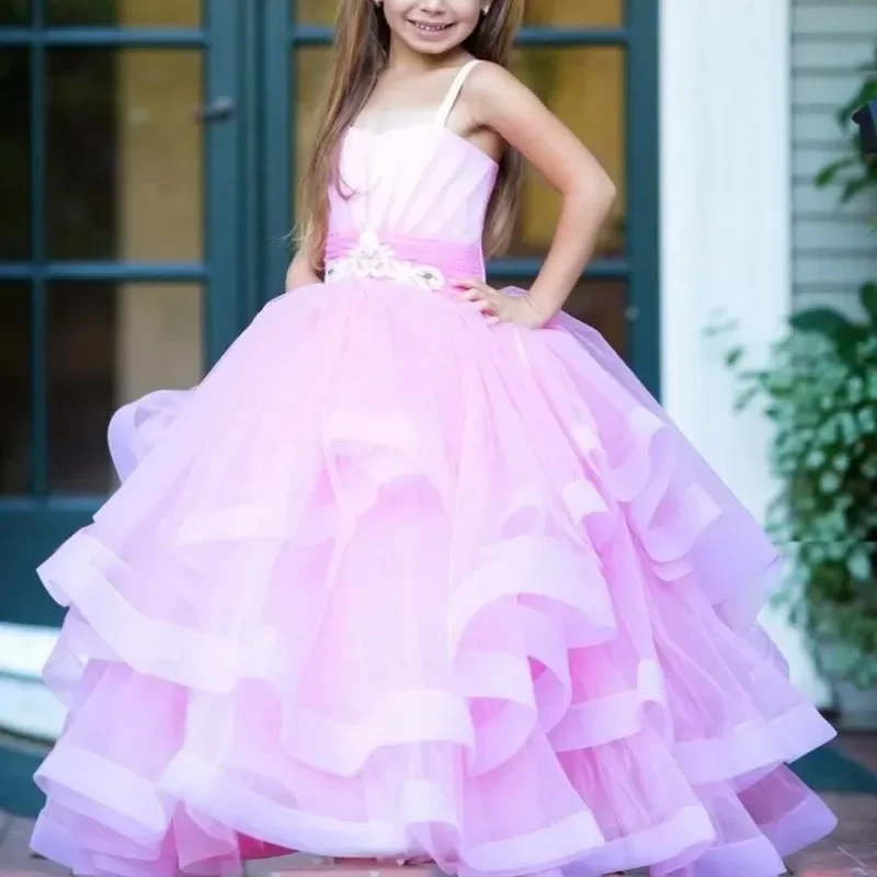 Flower Girl Dress Exquisite Floor-Length Sweetheart Sleeveless Baby Girl Wedding Princess Birthday Party First Communion Gown
Flower Girl Dress Exquisite Floor-Length Sweetheart Sleeveless Baby Girl Wedding Princess Birthday Party First Communion Gown