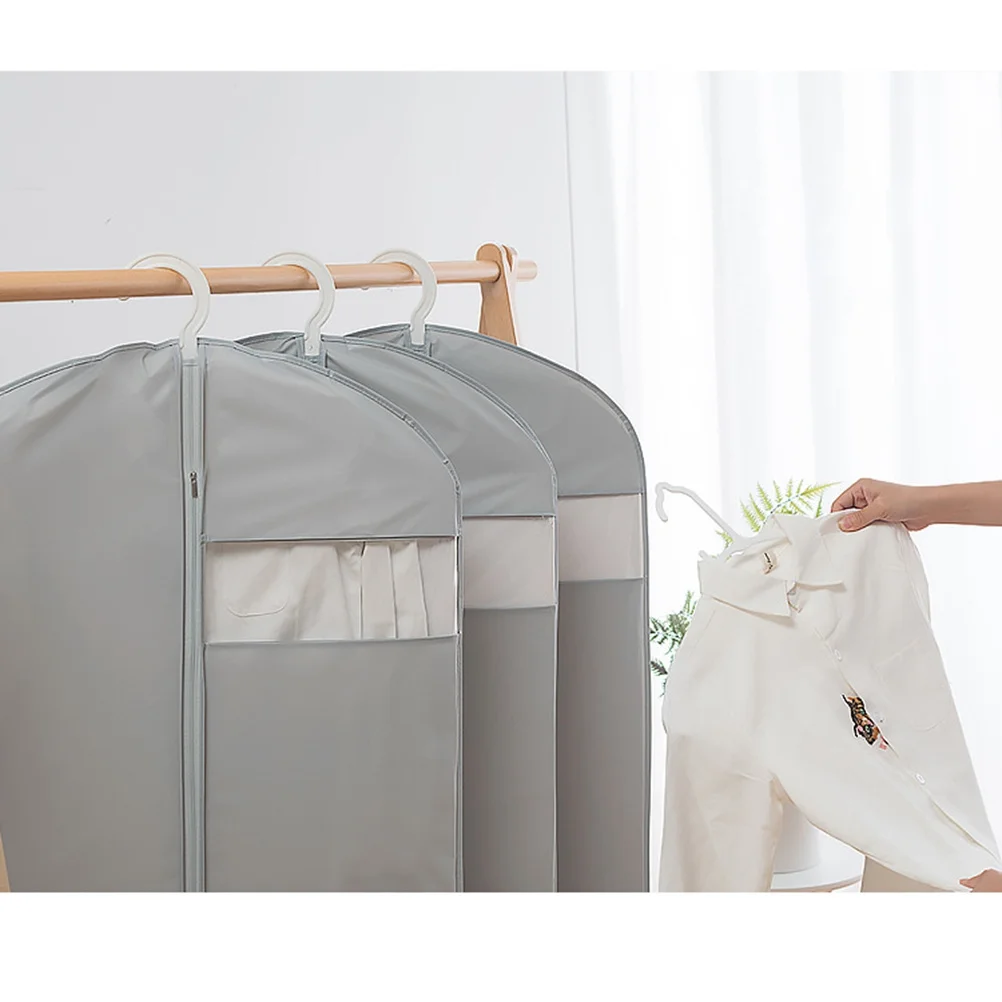 Garment Cover 60 X 90 With Zipper Peva Clothes Protectors Dust Proof Waterproof Anti-Static For Suits Shirts Coats Storage
Garment Cover 60 X 90 With Zipper Peva Clothes Protectors Dust Proof Waterproof Anti-Static For Suits Shirts Coats Storage