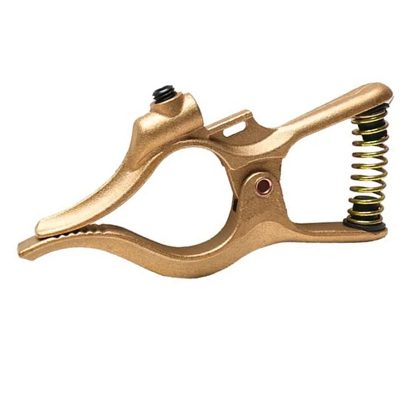 【TODAY-ONLY!】For Welding Machine Compatible 500A T-Style Heavy Duty Full Copper For Welding Ground Clamp With Spring 
【TODAY-ONLY!】For Welding Machine Compatible 500A T-Style Heavy Duty Full Copper For Welding Ground Clamp With Spring