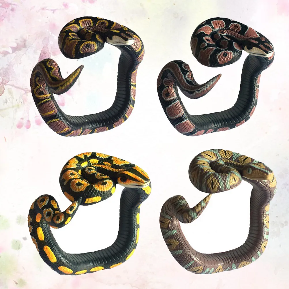 4 Pcs Realistic Fake Snake Artificial Rubber Toy Halloween Bracelet Prop Wristband
4 Pcs Realistic Fake Snake Artificial Rubber Toy Halloween Bracelet Prop Wristband