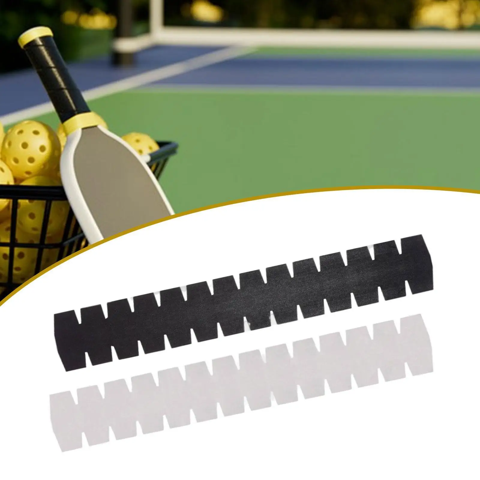 Защитная пленка для края ракетки Pickleball, износостойкая, подходит идеально изогнутая 
Защитная пленка для края ракетки Pickleball, износостойкая, подходит идеально изогнутая