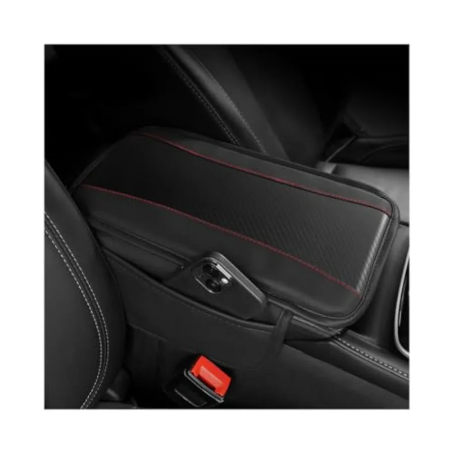 Car Center Console Cover with 2 Storage Bags, Auto Interior Arm Rest Storage Box Pad Accessories, Carbon Fiber Leather Vehicle
Car Center Console Cover with 2 Storage Bags, Auto Interior Arm Rest Storage Box Pad Accessories, Carbon Fiber Leather Vehicle