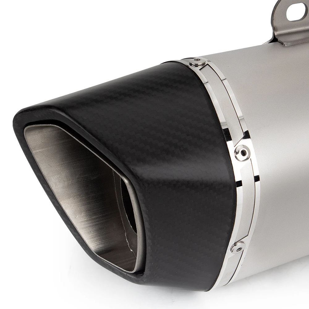Motorcycle Exhaust Muffler 51MM 60MM Racing Escape Kit Project Tail Tube with DB Killer For RS660 Trident 660 Tiger 850 ZX14R R9
Motorcycle Exhaust Muffler 51MM 60MM Racing Escape Kit Project Tail Tube with DB Killer For RS660 Trident 660 Tiger 850 ZX14R R9