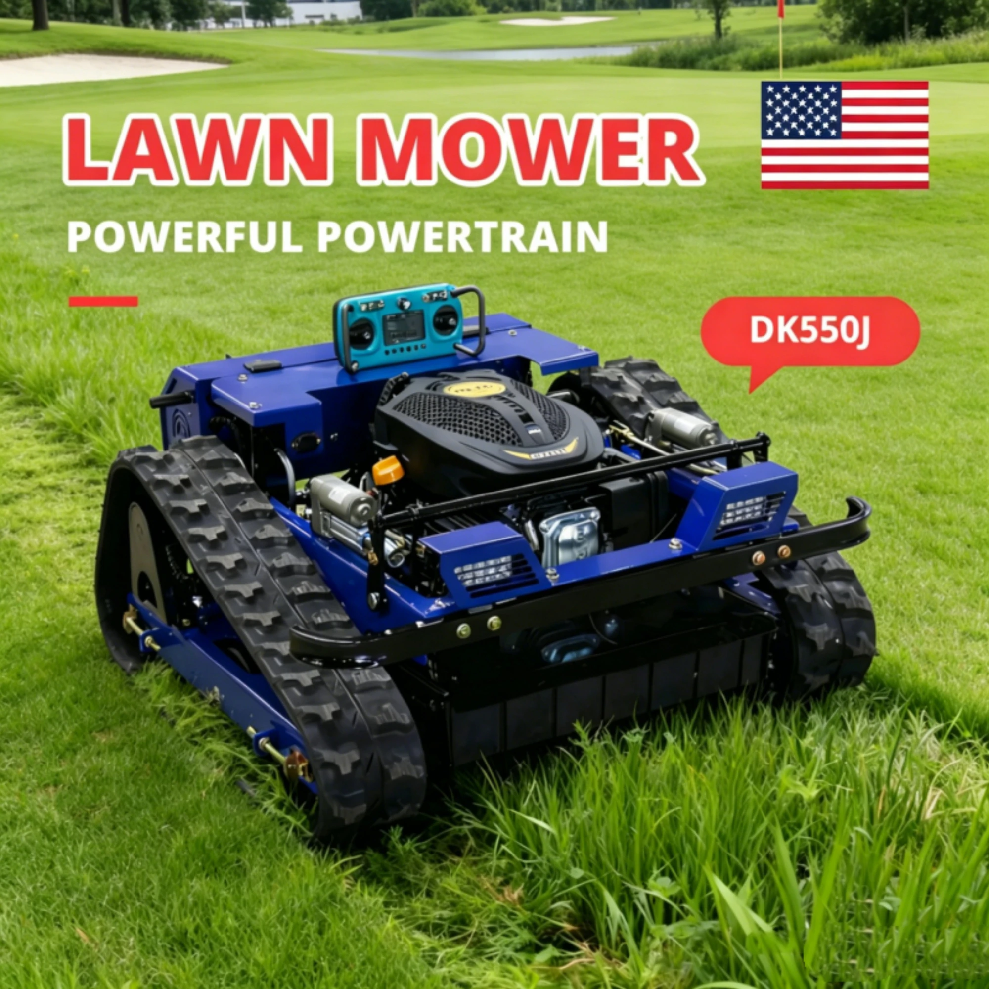 4WD Remote Control Robotic Lawn Mower 550mm Width RC Brush Cutter, All Terrain Mower for Steep Slopes, Fast Shipping From USA Warehouse
4WD Remote Control Robotic Lawn Mower 550mm Width RC Brush Cutter, All Terrain Mower for Steep Slopes, Fast Shipping From USA Warehouse