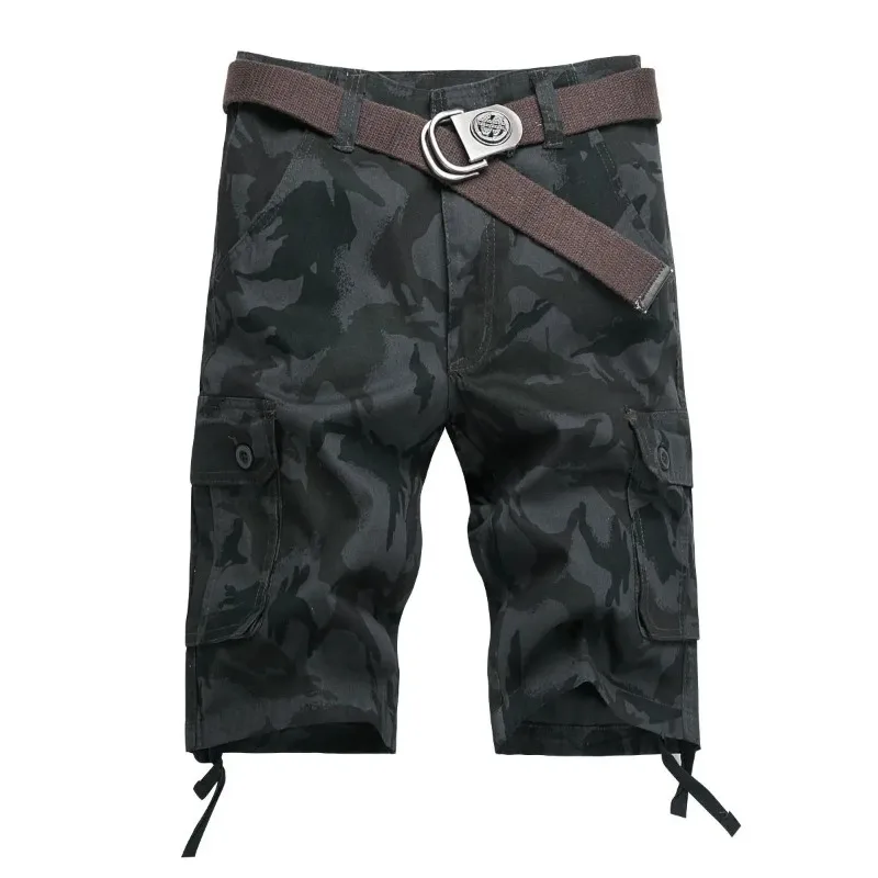 Mens Summer Camouflage Print Cargo Shorts Multi Pocket Casual
Mens Summer Camouflage Print Cargo Shorts Multi Pocket Casual