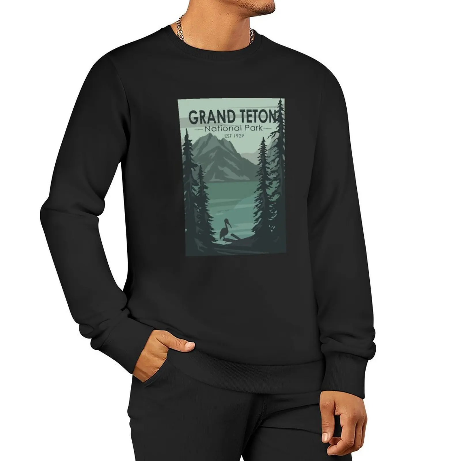 Grand Teton National Park Crane Vintage Pullover Hoodie men's sweat-shirt set sweatshirts men
Grand Teton National Park Crane Vintage Pullover Hoodie men's sweat-shirt set sweatshirts men