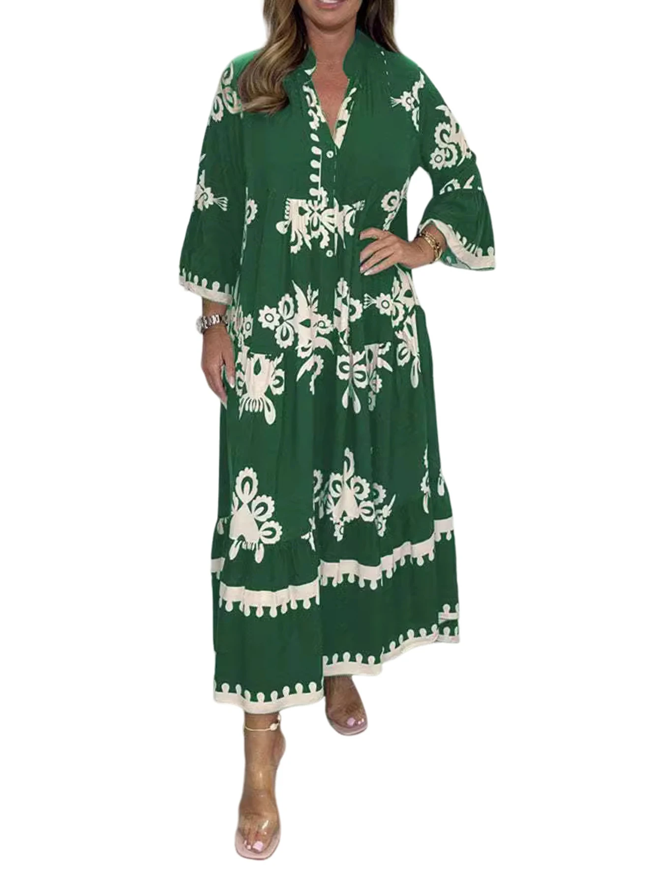 Women Dress Summer Long Sleeve Dresses Loose Long Dress for Women Clothing Streetwear Outfits Vacation
Women Dress Summer Long Sleeve Dresses Loose Long Dress for Women Clothing Streetwear Outfits Vacation