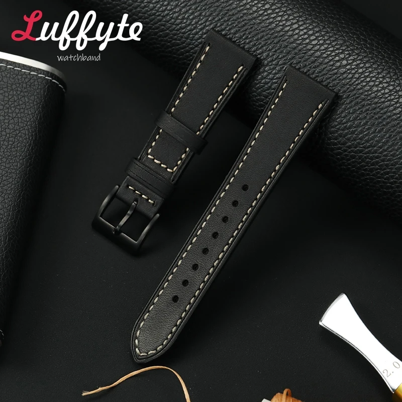Men Women Vegetable Tanned Leather Watch Band 18mm 20mm 22mm Wristwatch Strap Handmade Stitching Replacement Wristband 
Men Women Vegetable Tanned Leather Watch Band 18mm 20mm 22mm Wristwatch Strap Handmade Stitching Replacement Wristband
