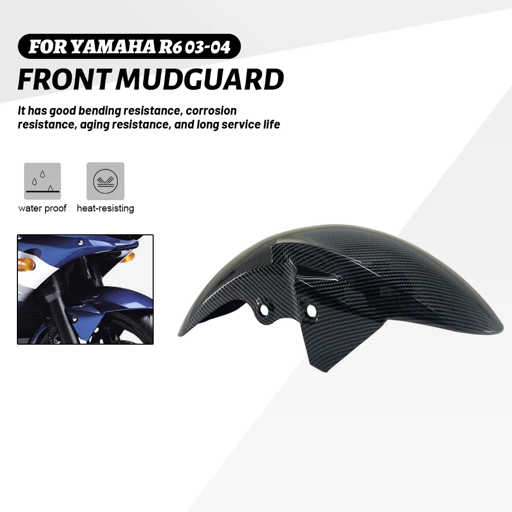 For Yamaha YZF R6 YZF-R6 2003-2004 03-04 Motorcycle Front Fender ABS Injection Carbon Fiber Fender Fairing Mudguard
For Yamaha YZF R6 YZF-R6 2003-2004 03-04 Motorcycle Front Fender ABS Injection Carbon Fiber Fender Fairing Mudguard