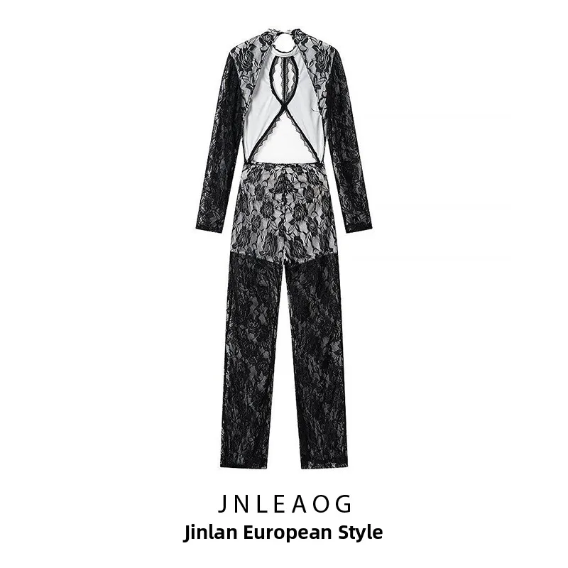 Spring New Arrival Women's Fashionable Lace JNLEAOG One-Piece Long Pants High Waist Polyester Fiber Versatile Design
Spring New Arrival Women's Fashionable Lace JNLEAOG One-Piece Long Pants High Waist Polyester Fiber Versatile Design