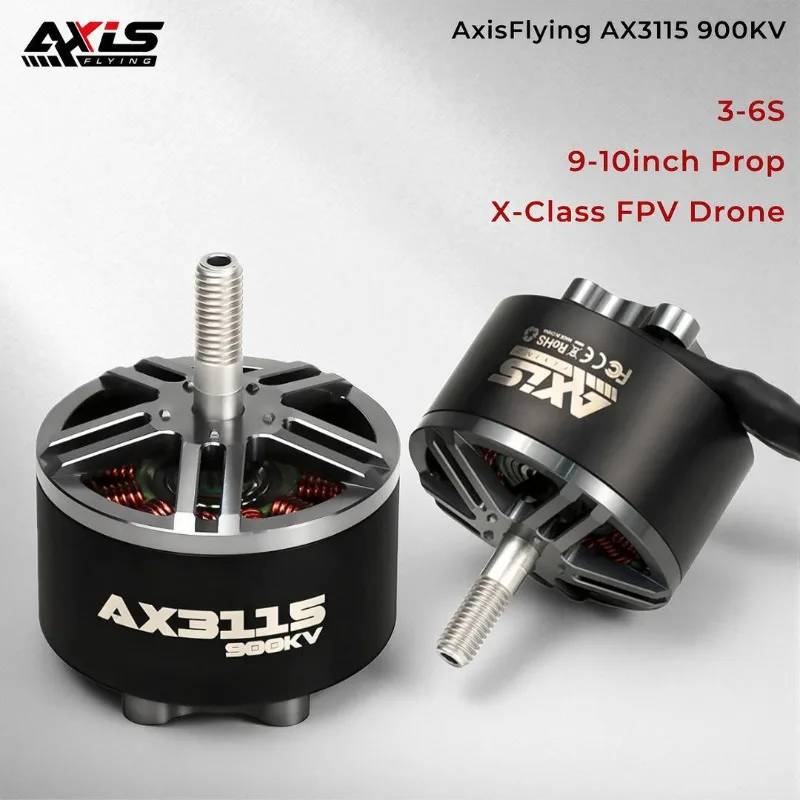 Fy4PCS AxisFlying AX3115 900KV 3-6S Brushless Motor Compatible 9-10 inch propellers for RC Multirotor X-Class FPV Drone
Fy4PCS AxisFlying AX3115 900KV 3-6S Brushless Motor Compatible 9-10 inch propellers for RC Multirotor X-Class FPV Drone