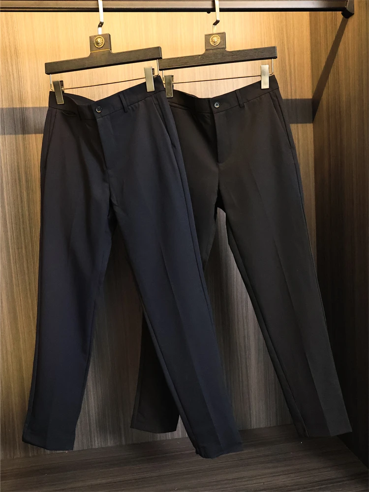 Fine Touch Busin Casual Men's Straight Leg Pants Autumn Pure Color Commuter Casual Trousers Trendy Long Pants
Fine Touch Busin Casual Men's Straight Leg Pants Autumn Pure Color Commuter Casual Trousers Trendy Long Pants