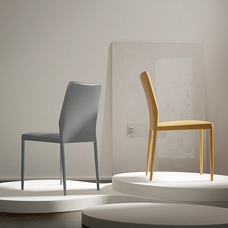 Nordic Luxury Chair Full Leather Dining Home Simple Modern Single Chair Designer Style Italian Sedia Da Pranzo Furniture 
Nordic Luxury Chair Full Leather Dining Home Simple Modern Single Chair Designer Style Italian Sedia Da Pranzo Furniture