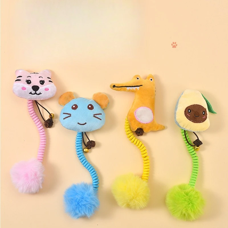 Interactive cat toy, fruit, spring, crocodile, Tiger, avocado, to relieve boredom toy
Interactive cat toy, fruit, spring, crocodile, Tiger, avocado, to relieve boredom toy