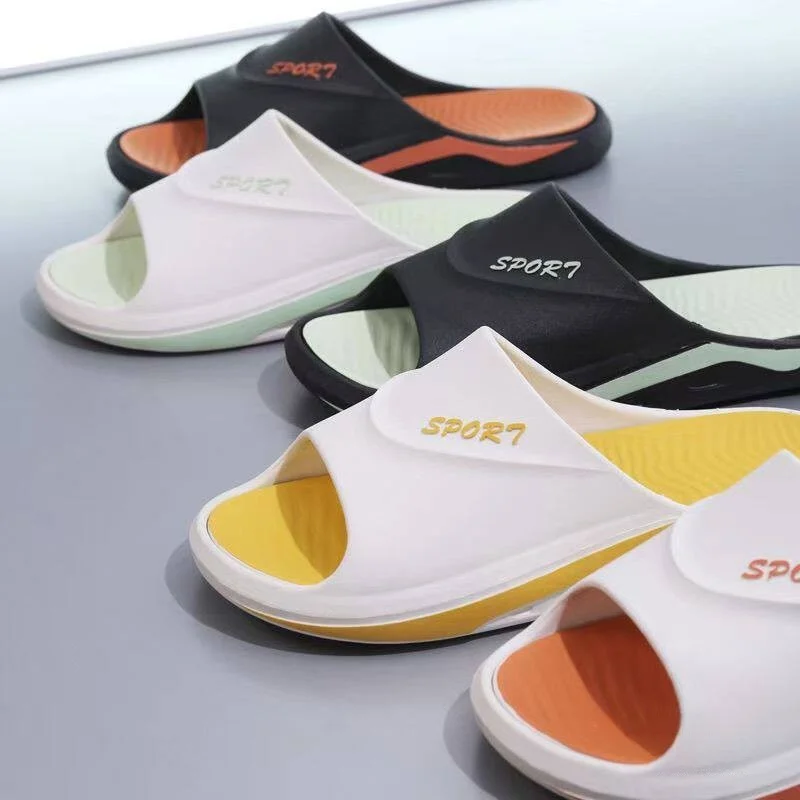 Trendy Men's Slippers Summer Versatile Fashion PVC Anti-slip Indoor Outdoor Wear Open-Toe Casual Breathable PVC Sport Style
Trendy Men's Slippers Summer Versatile Fashion PVC Anti-slip Indoor Outdoor Wear Open-Toe Casual Breathable PVC Sport Style
