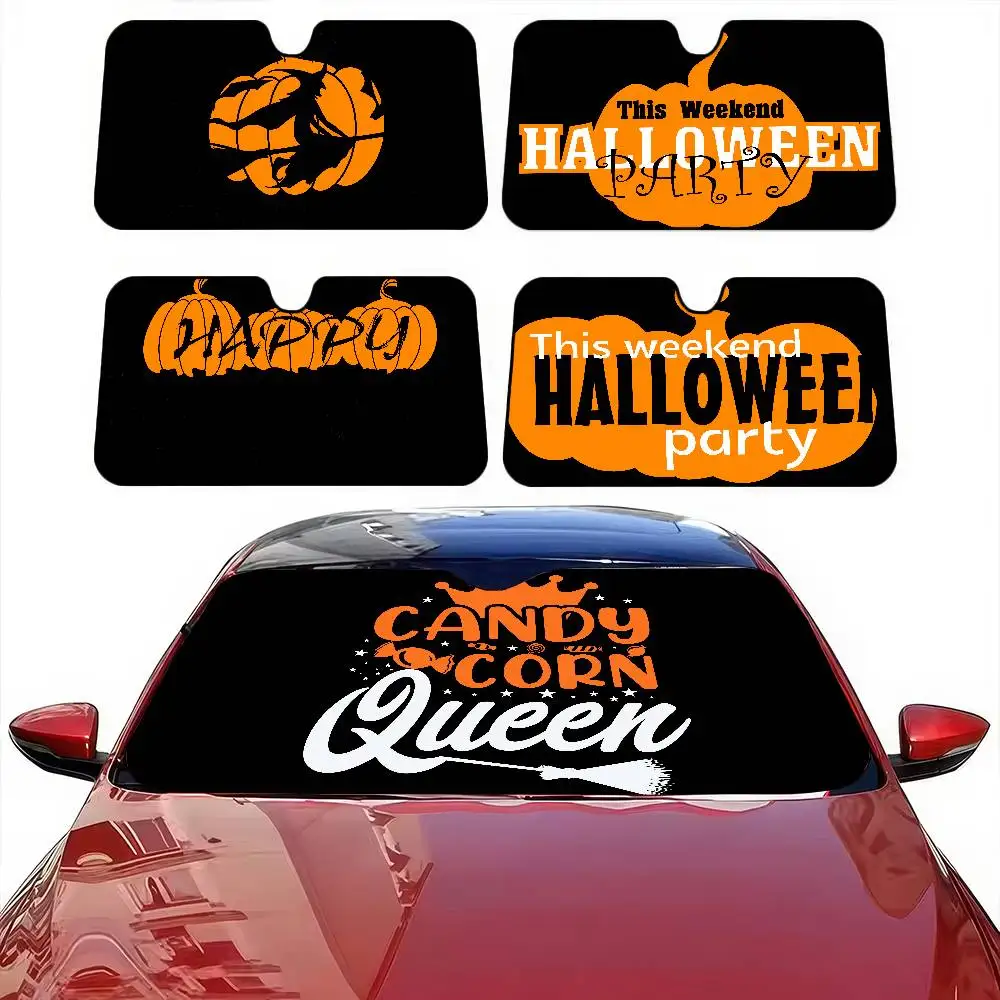 Cartoon Halloween Skull/Ghost Car Windshield Sunshade - Foldable, Breathable Anti-UV, Heat Reflector, Front Window Cover
Cartoon Halloween Skull/Ghost Car Windshield Sunshade - Foldable, Breathable Anti-UV, Heat Reflector, Front Window Cover