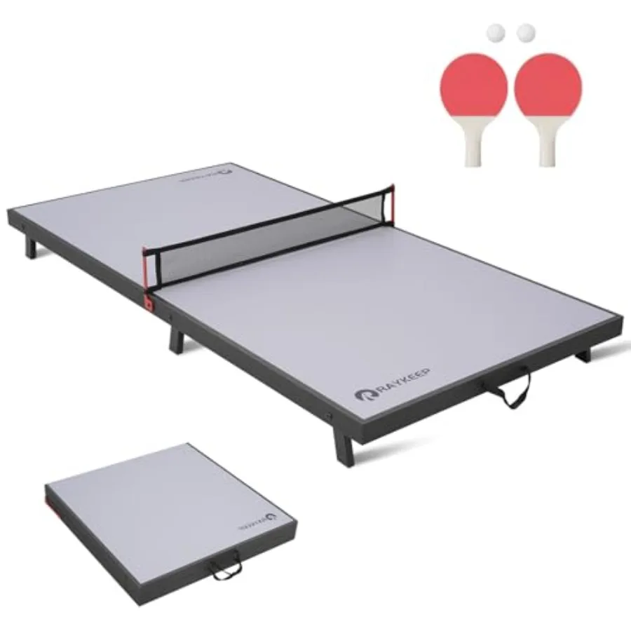 Мини-складной стол для настольного тенниса, портативный игровой стол для пинг-понга для использования в помещении и на улице, набор для настольного тенниса с сеткой, 2 ракетками и 2 мячами.
Мини-складной стол для настольного тенниса, портативный игровой стол для пинг-понга для использования в помещении и на улице, набор для настольного тенниса с сеткой, 2 ракетками и 2 мячами.