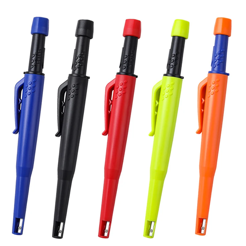 5 шт./компл., набор твердых карандашей для плотника, 2,8 мм, механический карандаш с глубокими отверстиями и встроенной точилкой для деревообработки, архитектора
5 шт./компл., набор твердых карандашей для плотника, 2,8 мм, механический карандаш с глубокими отверстиями и встроенной точилкой для деревообработки, архитектора