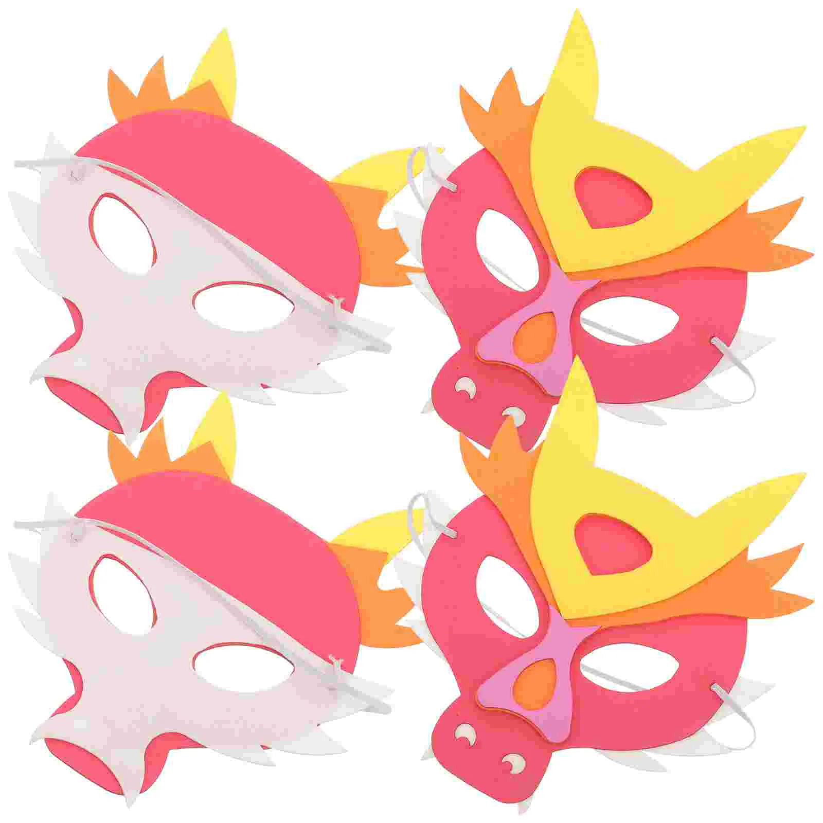 4 Pcs Children's Year of The Dragon Mask for Party Decorative Cosplay Red Kids Funny
4 Pcs Children's Year of The Dragon Mask for Party Decorative Cosplay Red Kids Funny