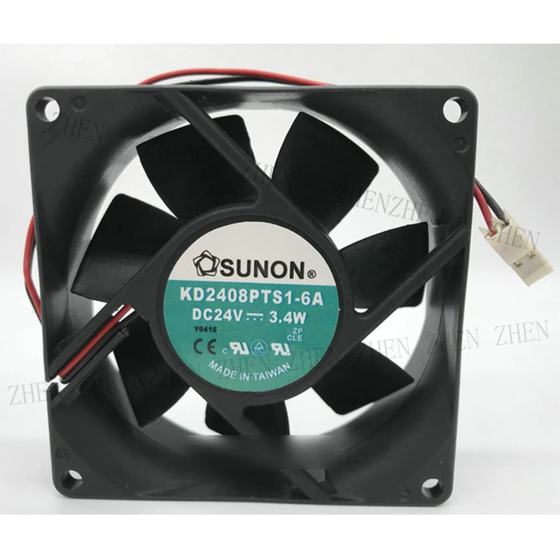 S New for SUNON KD2408PTS1-6A DC24V 3.4W 2pin cooling fan#QW
S New for SUNON KD2408PTS1-6A DC24V 3.4W 2pin cooling fan#QW