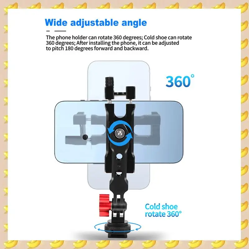 1Set Multifunctional Cold Boot Mouth Rotating Phone Clip Horizontal Vertical Camera Monitor Phone Holder Black
1Set Multifunctional Cold Boot Mouth Rotating Phone Clip Horizontal Vertical Camera Monitor Phone Holder Black