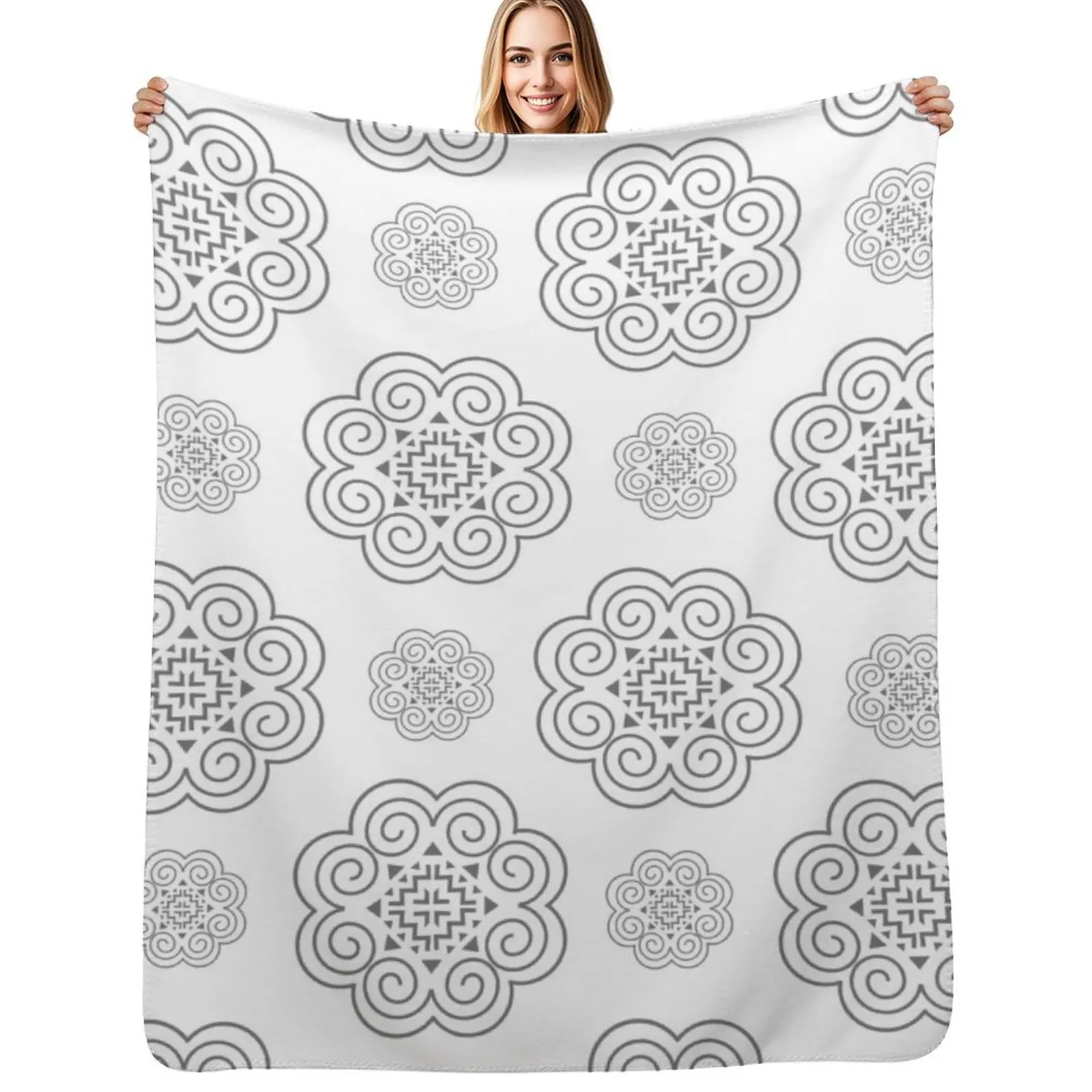Hmong Symbol Design Throw Blanket Luxurious Soft Blanket Holiday Gift for Family
Hmong Symbol Design Throw Blanket Luxurious Soft Blanket Holiday Gift for Family