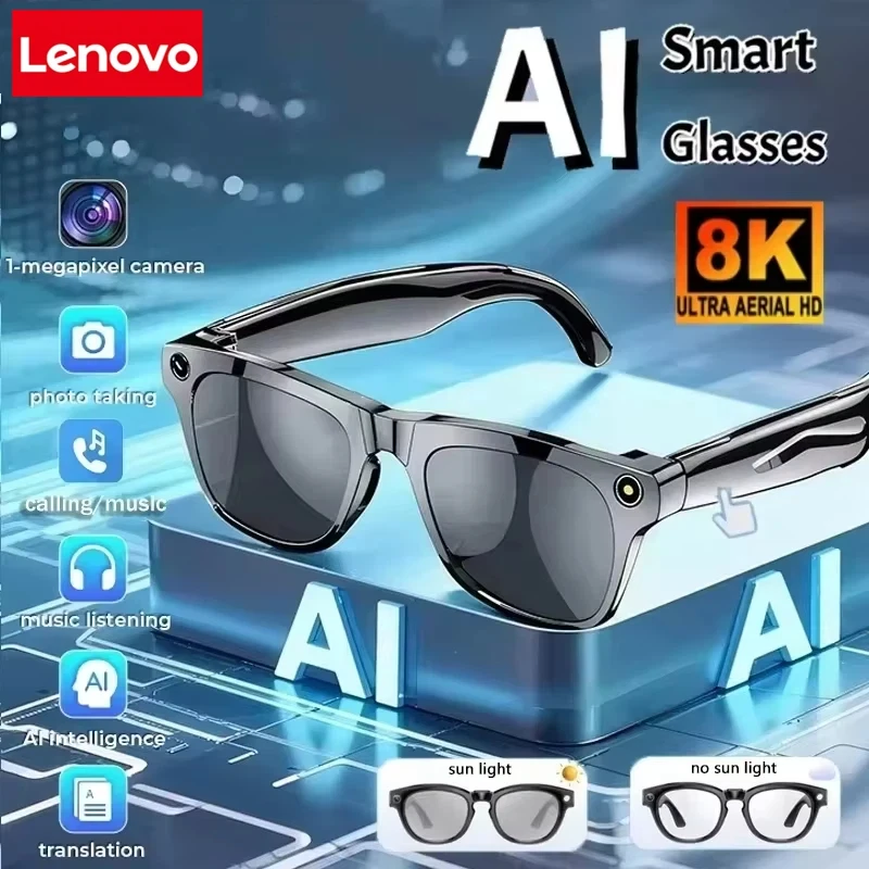 Умные очки Lenovo 8K AI с камерой 100 МП, поддержкой Chat GPT, сенсорным управлением, спортивные солнцезащитные очки, Bluetooth, звонки, видео, музыкальный плеер для мужчин и женщин
Умные очки Lenovo 8K AI с камерой 100 МП, поддержкой Chat GPT, сенсорным управлением, спортивные солнцезащитные очки, Bluetooth, звонки, видео, музыкальный плеер для мужчин и женщин