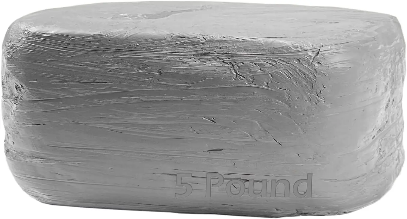 Natural Air-Dry Clay 5lbs for Sculpting, Wheel Throwing, Hand Building, All-Purpose Modeling Clay, Gray
Natural Air-Dry Clay 5lbs for Sculpting, Wheel Throwing, Hand Building, All-Purpose Modeling Clay, Gray