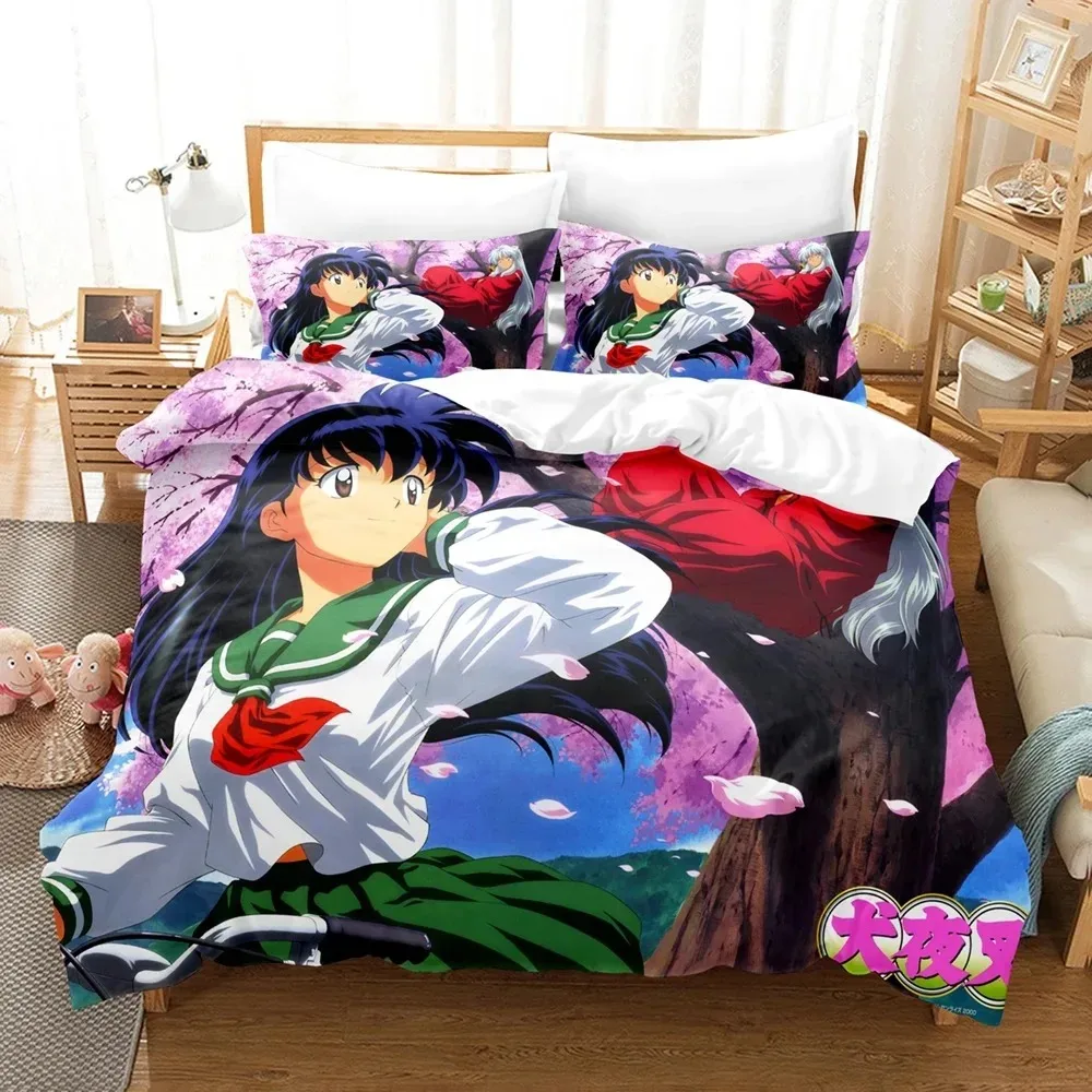 3D Lnuyasha Bedding Sets Duvet Cover Set With Pillowcase Twin Full Queen King Bedclothes Bed Linen
3D Lnuyasha Bedding Sets Duvet Cover Set With Pillowcase Twin Full Queen King Bedclothes Bed Linen