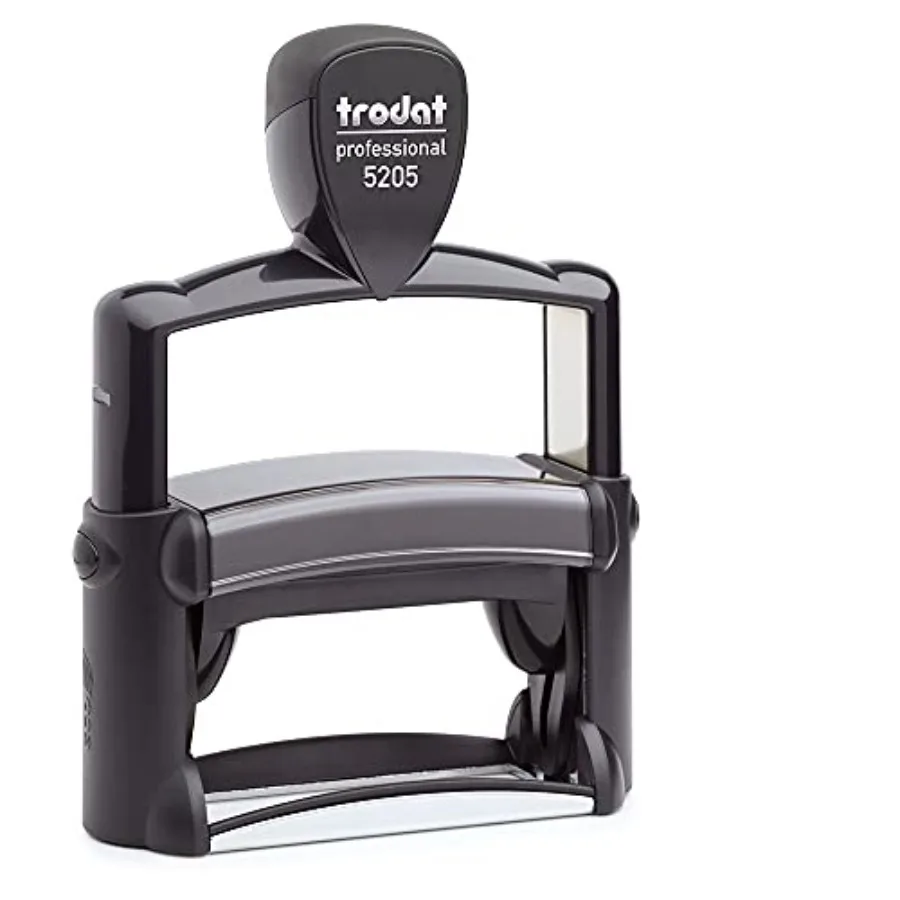 Professional 5205 Personalized Individual Custom Self Inking Stamp - 1" x 2-3/4" - up to 6 Lines Text
Professional 5205 Personalized Individual Custom Self Inking Stamp - 1" x 2-3/4" - up to 6 Lines Text