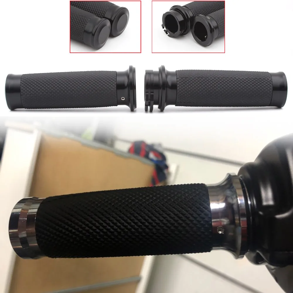 1 Pair Black aluminum &Rubber Non-slip Motorcycle Handlebar cover Hand Grips For Honda Yamaha Suzuki Kawasaki Harley Cruiser
1 Pair Black aluminum &Rubber Non-slip Motorcycle Handlebar cover Hand Grips For Honda Yamaha Suzuki Kawasaki Harley Cruiser