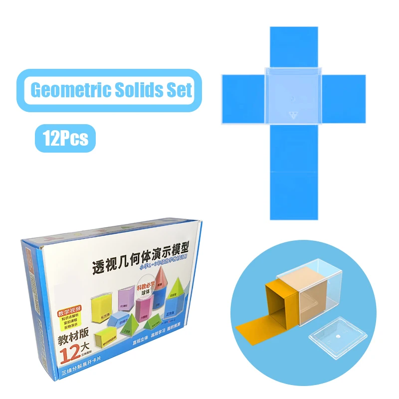 1Pack Clear Geometry Demo Models Polyhedron Visualization Kits for Middle School Math Teaching Supplies
1Pack Clear Geometry Demo Models Polyhedron Visualization Kits for Middle School Math Teaching Supplies