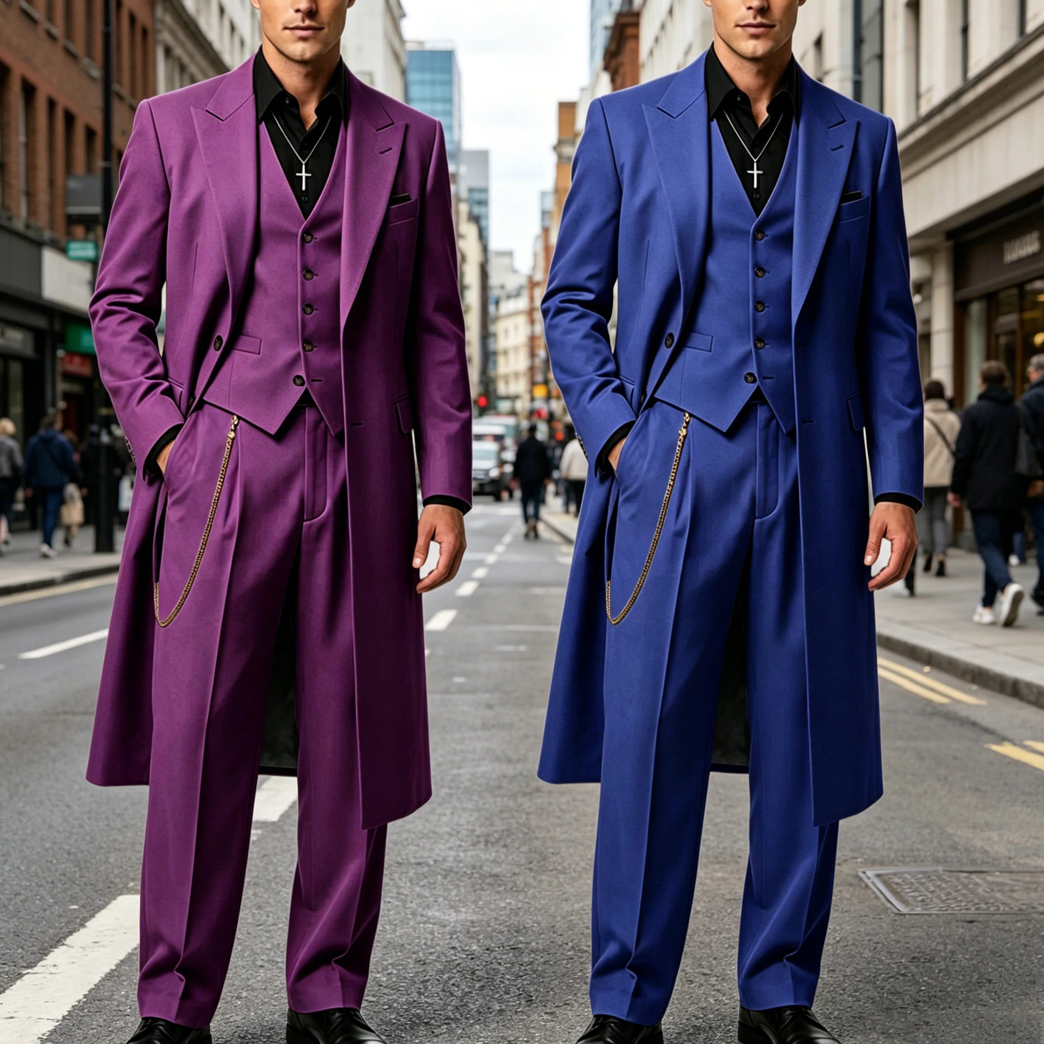 Men's Long Tailcoat 3 Piece Suit Set Blazer Vest Pants Formal Business Slim Fit Jacket Gothic Victorian Style Tuxedo for Wedding
Men's Long Tailcoat 3 Piece Suit Set Blazer Vest Pants Formal Business Slim Fit Jacket Gothic Victorian Style Tuxedo for Wedding