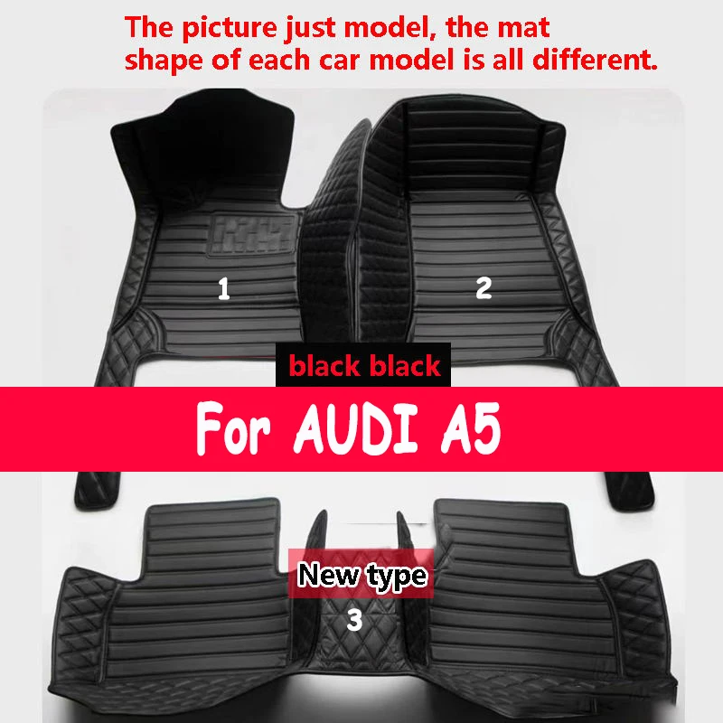 Car floor mats for AUDI A5 Sportback 2017 2018 2019 2020 2021 2022 Custom auto foot Pads automobile carpet interior accessorie
Car floor mats for AUDI A5 Sportback 2017 2018 2019 2020 2021 2022 Custom auto foot Pads automobile carpet interior accessorie