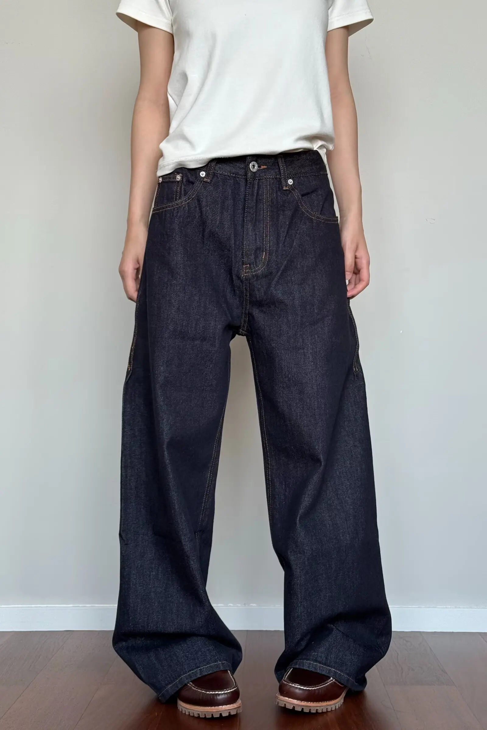 Simple Men's Women's Denim Pants Vintage Washing Wide Leg Loose Jeans Casual Straight American Style Male Trousers New 2026
Simple Men's Women's Denim Pants Vintage Washing Wide Leg Loose Jeans Casual Straight American Style Male Trousers New 2026