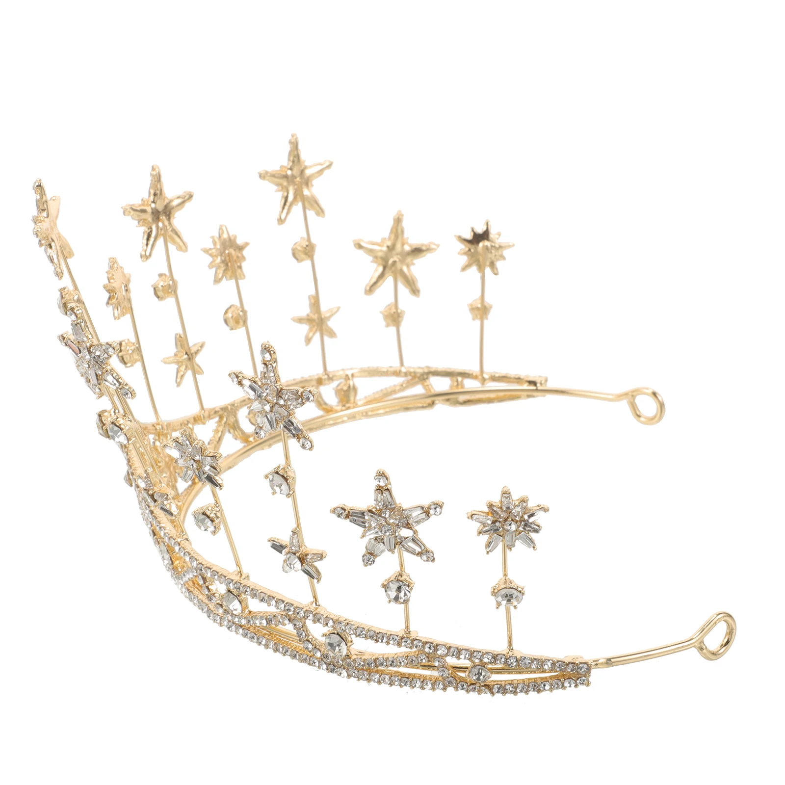 1 pc Crystal Hair Crown Bride Wedding Tiara Hair Accessories Sparkling Vintage Headwear For Party Banquet Decoration
1 pc Crystal Hair Crown Bride Wedding Tiara Hair Accessories Sparkling Vintage Headwear For Party Banquet Decoration