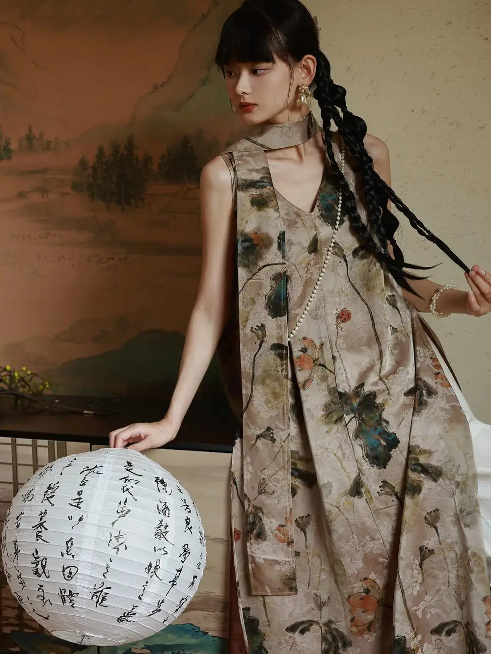 CHARMMY YE Новый китайский длинный жилет с принтом чернил k, двусторонний носимый осенний модный женский традиционный жилет...
CHARMMY YE Новый китайский длинный жилет с принтом чернил k, двусторонний носимый осенний модный женский традиционный жилет...