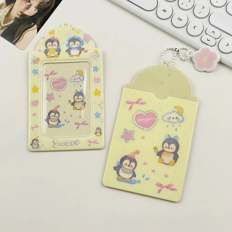 Ins Graffiti Penguin 3 Inch Card Cover Small Card Display Meal Card Storage Cute Animal ID Cover Photo Holder
Ins Graffiti Penguin 3 Inch Card Cover Small Card Display Meal Card Storage Cute Animal ID Cover Photo Holder