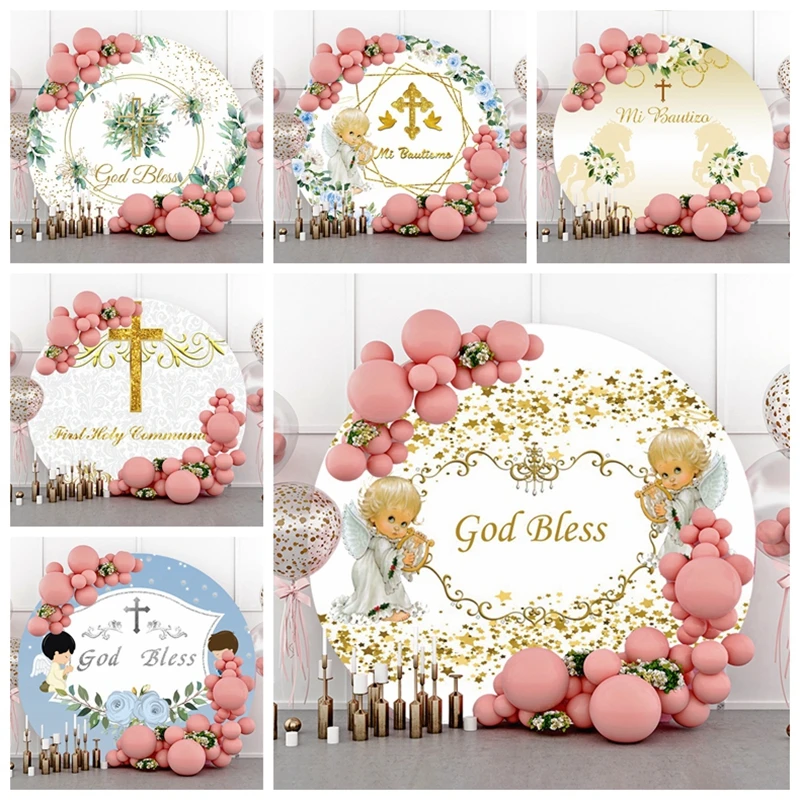 Round With Elastic Backdrop Girl Boy Baby Baptism Mi Bautizo Party Decor Photography Circle Background Photocall Photo Studio
Round With Elastic Backdrop Girl Boy Baby Baptism Mi Bautizo Party Decor Photography Circle Background Photocall Photo Studio