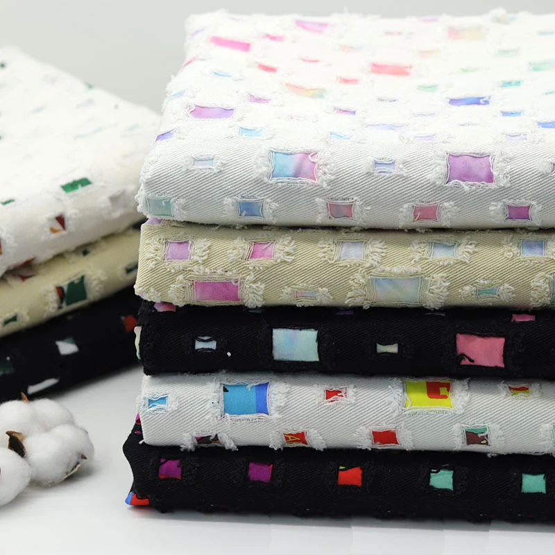 100cm*150cm Colorful Cotton Jacquard Fabric Thick Diy Sewing Coat Blazer Pants High End Denim Fabrics By The Half Meter Tissus
100cm*150cm Colorful Cotton Jacquard Fabric Thick Diy Sewing Coat Blazer Pants High End Denim Fabrics By The Half Meter Tissus