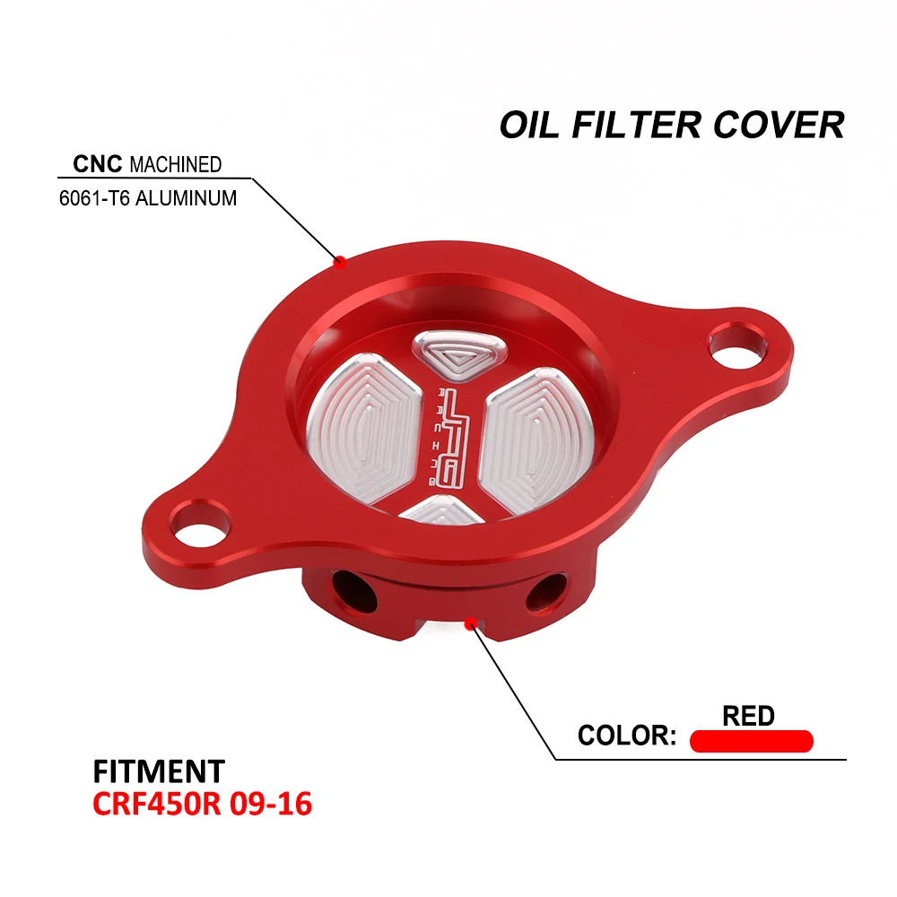 Алюминиевая крышка масляного фильтра CNC для мотоцикла HONDA CRF250R CRF250X CRF450R 02-18 CRF450RX 2017-2018 CRF450X 05-16
Алюминиевая крышка масляного фильтра CNC для мотоцикла HONDA CRF250R CRF250X CRF450R 02-18 CRF450RX 2017-2018 CRF450X 05-16